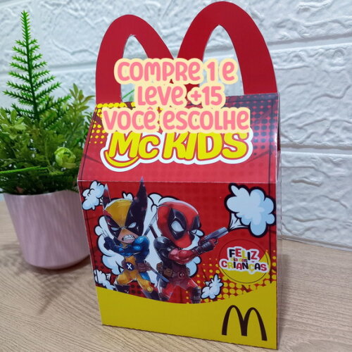 Arquivo de Corte Mc Lanche Feliz Deadpool e Wolverine #7593