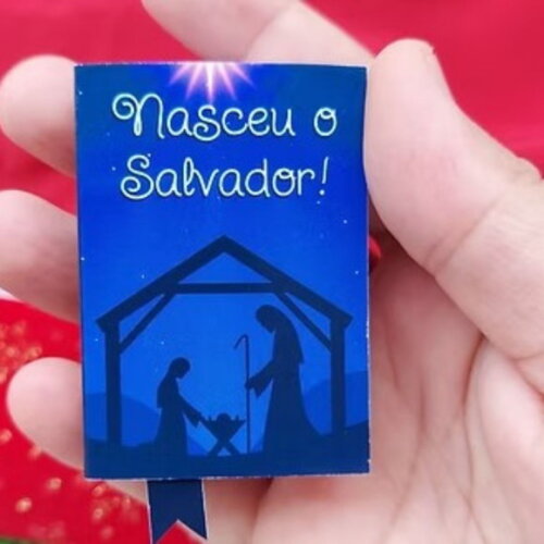Arquivo de Corte Mini Bíblia de Natal #7401