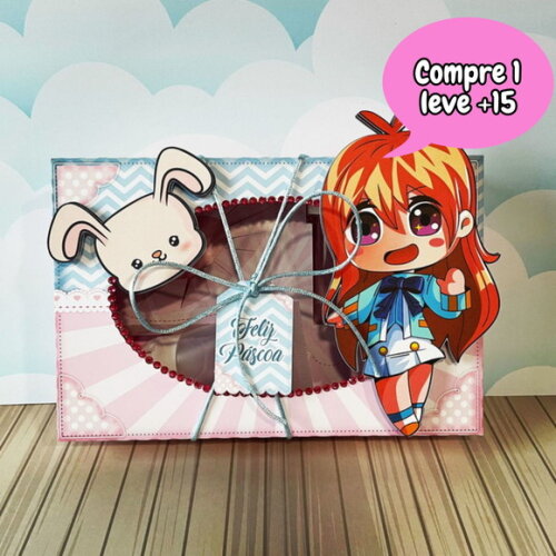 Arquivo de Corte Mini Confeiteiro Anime Menina #116