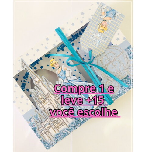 Arquivo de Corte Mini Confeiteiro Cinderela #6494