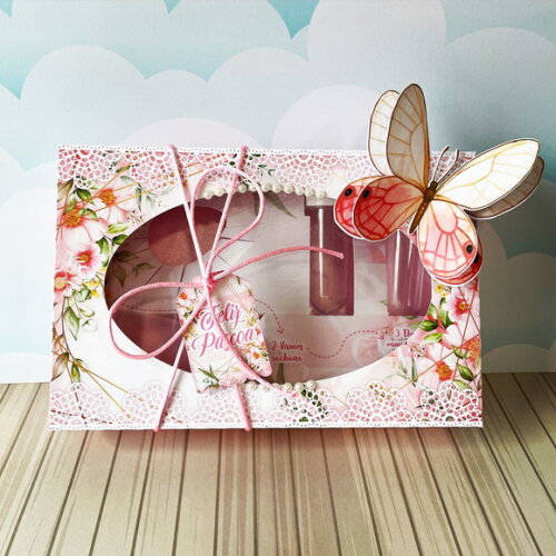 Arquivo de Corte Mini Confeiteiro Floral Borboleta #159