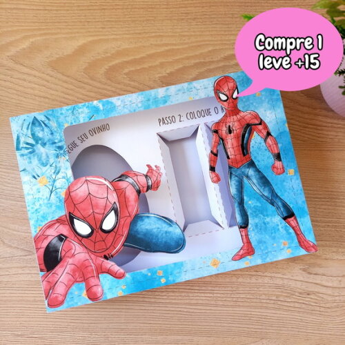 Arquivo de Corte Mini Confeiteiro Homem Aranha #3706