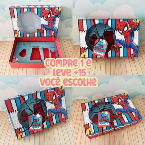 Arquivo de Corte Mini Confeiteiro Homem Aranha #6604