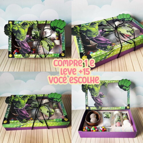 Arquivo de Corte Mini Confeiteiro Hulk #100