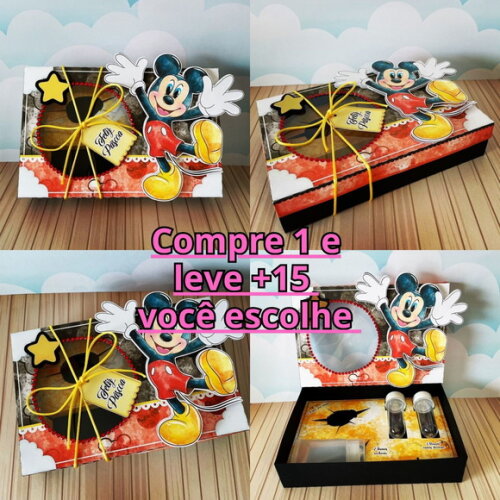 Arquivo de Corte Mini Confeiteiro Mickey Aquarelado #139