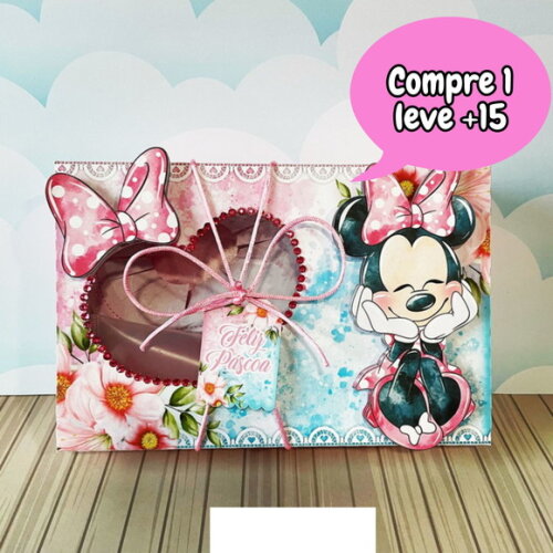 Arquivo de Corte Mini Confeiteiro Minnie Rosa #156