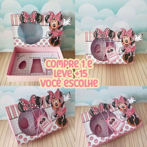 Arquivo de Corte Mini Confeiteiro Minnie Rosa #6603