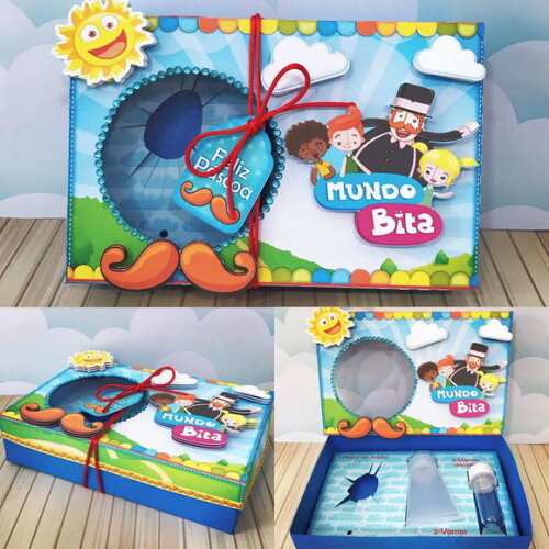 Arquivo de Corte Mini Confeiteiro Mundo Bita #2212