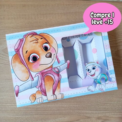 Arquivo de Corte Mini Confeiteiro Patrulha Canina #3699