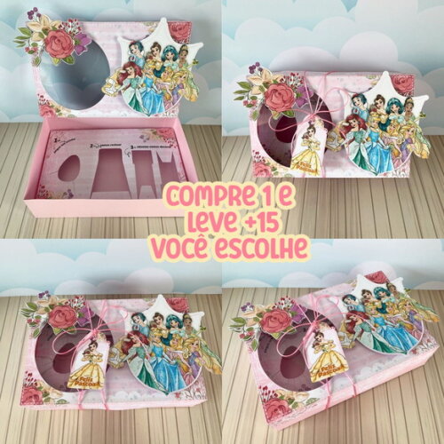 Arquivo de Corte Mini Confeiteiro Princesas #4008