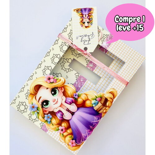 Arquivo de Corte Mini Confeiteiro Rapunzel #3694
