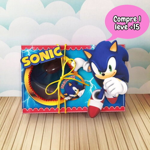 Arquivo de Corte Mini Confeiteiro Sonic #097