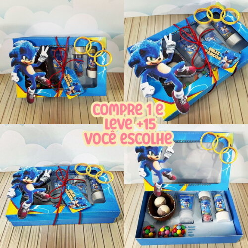 Arquivo de Corte Mini Confeiteiro Sonic #106