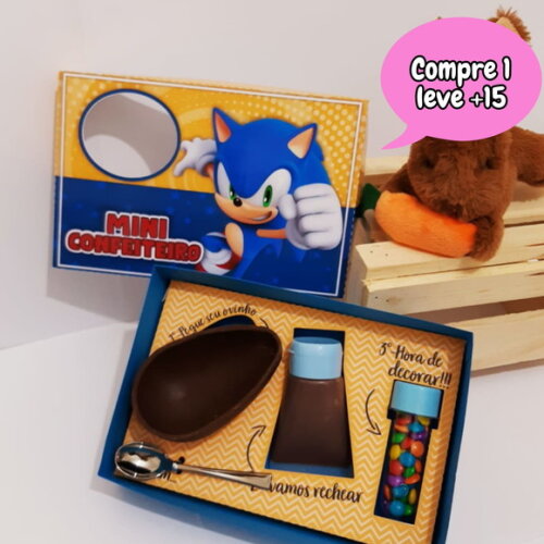 Arquivo de Corte Mini Confeiteiro Sonic #238