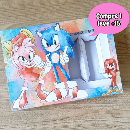 Arquivo de Corte Mini Confeiteiro Sonic Ovelin #3683
