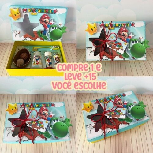Arquivo de Corte Mini Confeiteiro Super Mário #3991