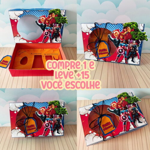 Arquivo de Corte Mini Confeiteiro Super Heróis #6591