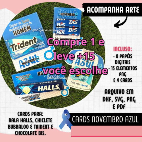 Arquivo de Corte Novembro Azul #5762