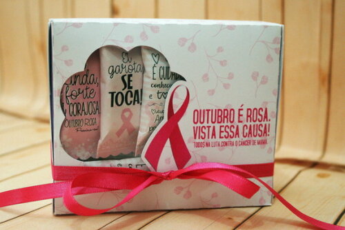 Arquivo de Corte Outubro Rosa Caixa Quadrada e Balas #3153