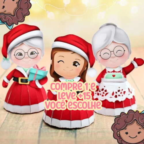 Arquivo de Corte Porta Bombom de Natal #1216
