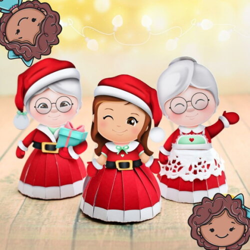 Arquivo de Corte Porta Bombom de Natal #1216