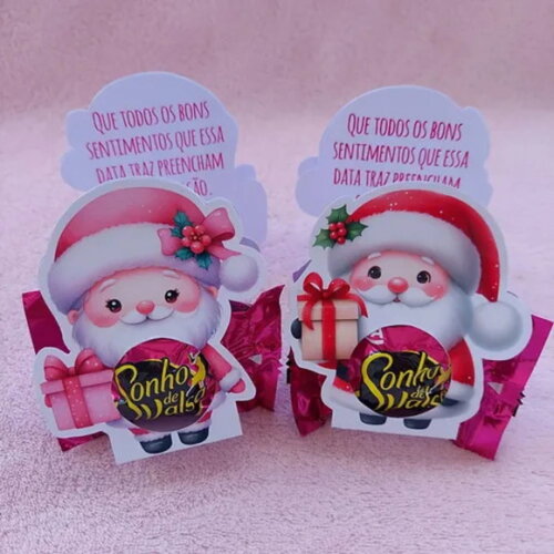 Arquivo de Corte Porta Bombom Papei Noel #7398
