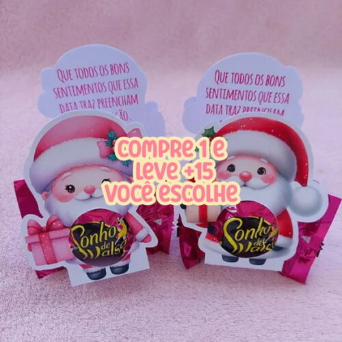 Arquivo de Corte Porta Bombom Papei Noel #7398
