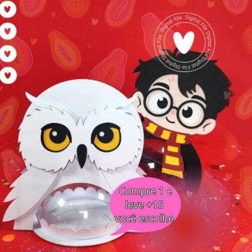 Arquivo de Corte Porta Doce Harry Potter #5406