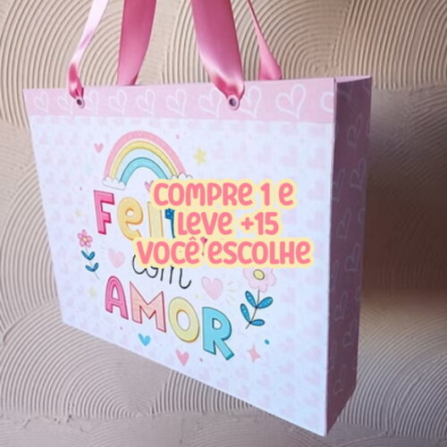 Arquivo de Corte Sacola Feito com Amor #7462