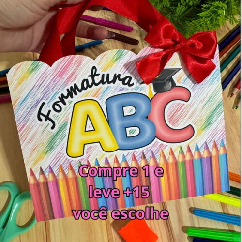 Arquivo de Corte Sacolinha Formatura #5590