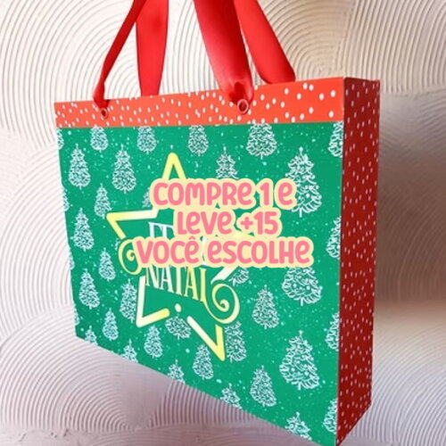 Arquivo de Corte Sacolinha Natal #7385