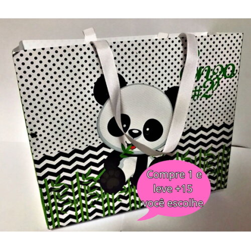 Arquivo de Corte Sacolinha Panda Menino #5101