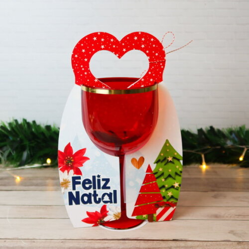 Arquivo de Corte Suporte para Taça de Gin Natal #2983
