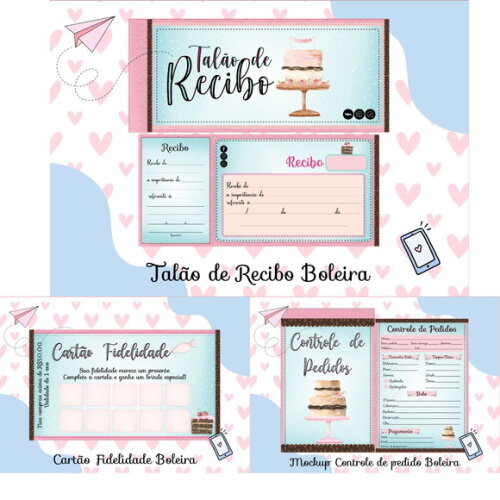 Arquivo de Corte Talão de Pedidos Boleira #6345