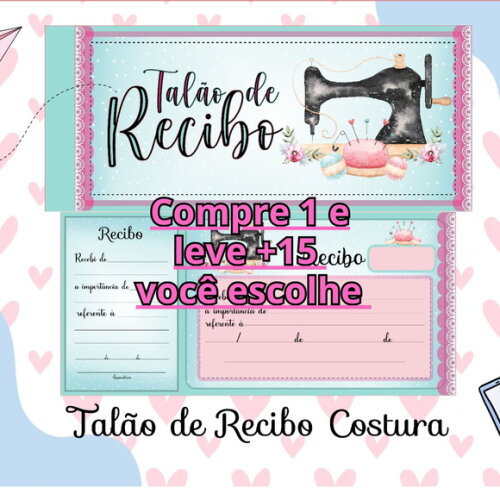 Arquivo de Corte Talão de Pedidos Costureira #6346