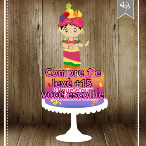 Arquivo de Corte Topo de Bolo Carnaval #6452