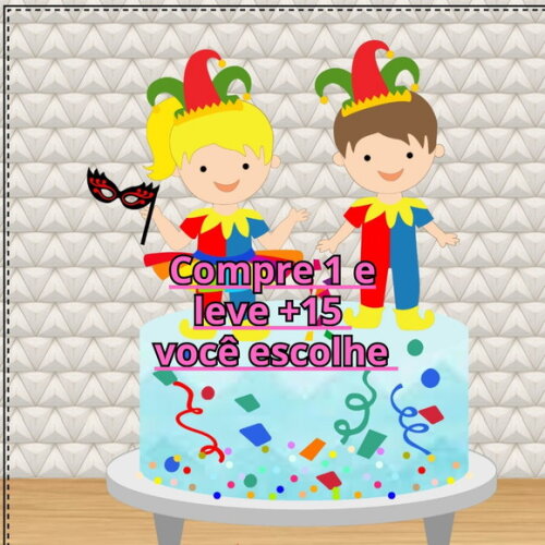 Arquivo de Corte Topo de Bolo Casal Bobo da Corte #6377