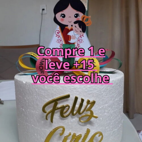 Arquivo de Corte Topo de Bolo Círio de Nazaré #7098