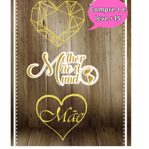 Arquivo de Corte Topo de Bolo Dia das Mães #3886