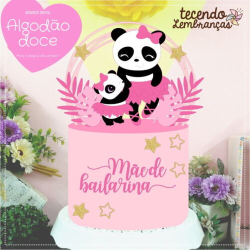 Arquivo de Corte Topo de Bolo Dia das Mães #424