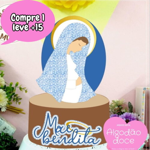 Arquivo de Corte Topo de Bolo Dia das Mães #458