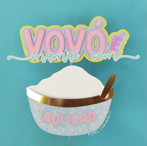 Arquivo de Corte Topo de Bolo Dia das Mães #511