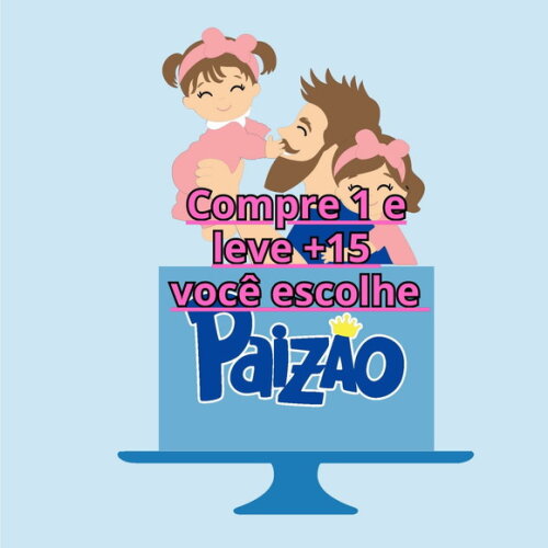 Arquivo de Corte Topo de Bolo Dia dos Pais #6893