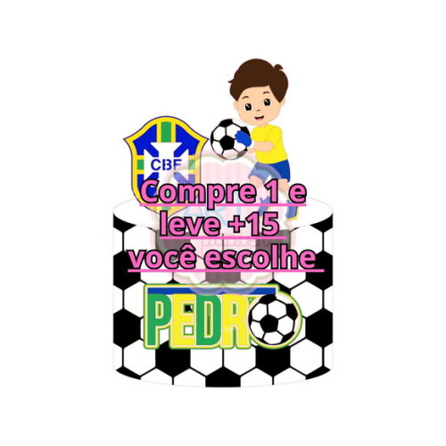 Arquivo de Corte Topo de Bolo Futebol #6157