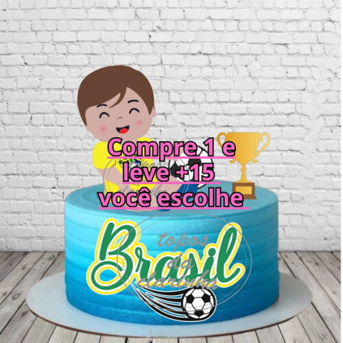 Arquivo de Corte Topo de Bolo Futebol #6167