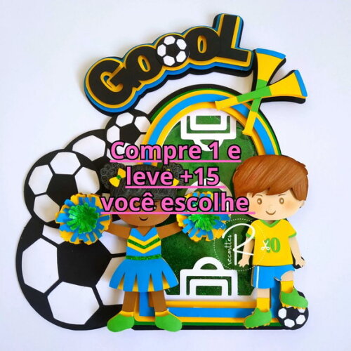 Arquivo de Corte Topo de Bolo Futebol #6186