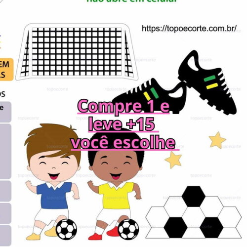 Arquivo de Corte Topo de Bolo Futebol #6195