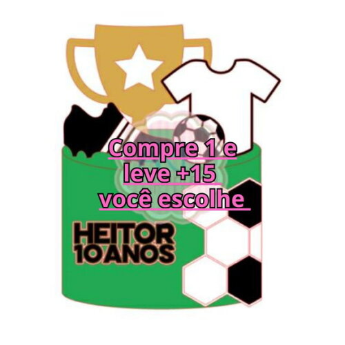 Arquivo de Corte Topo de Bolo Futebol #6199