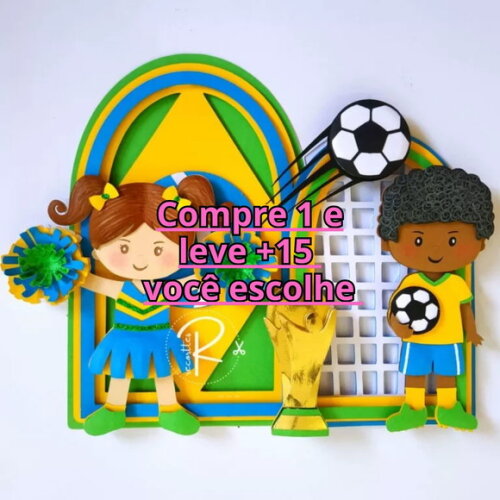 Arquivo de Corte Topo de Bolo Futebol #6209