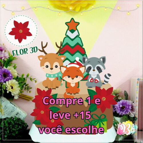 Arquivo de Corte Topo de Bolo Natal #2685